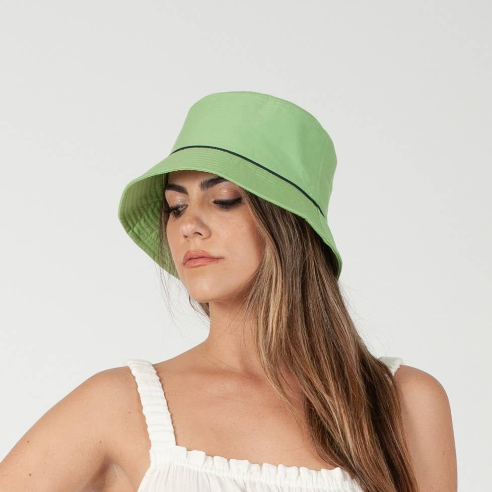 VIVA BUCKET HAT-LIME