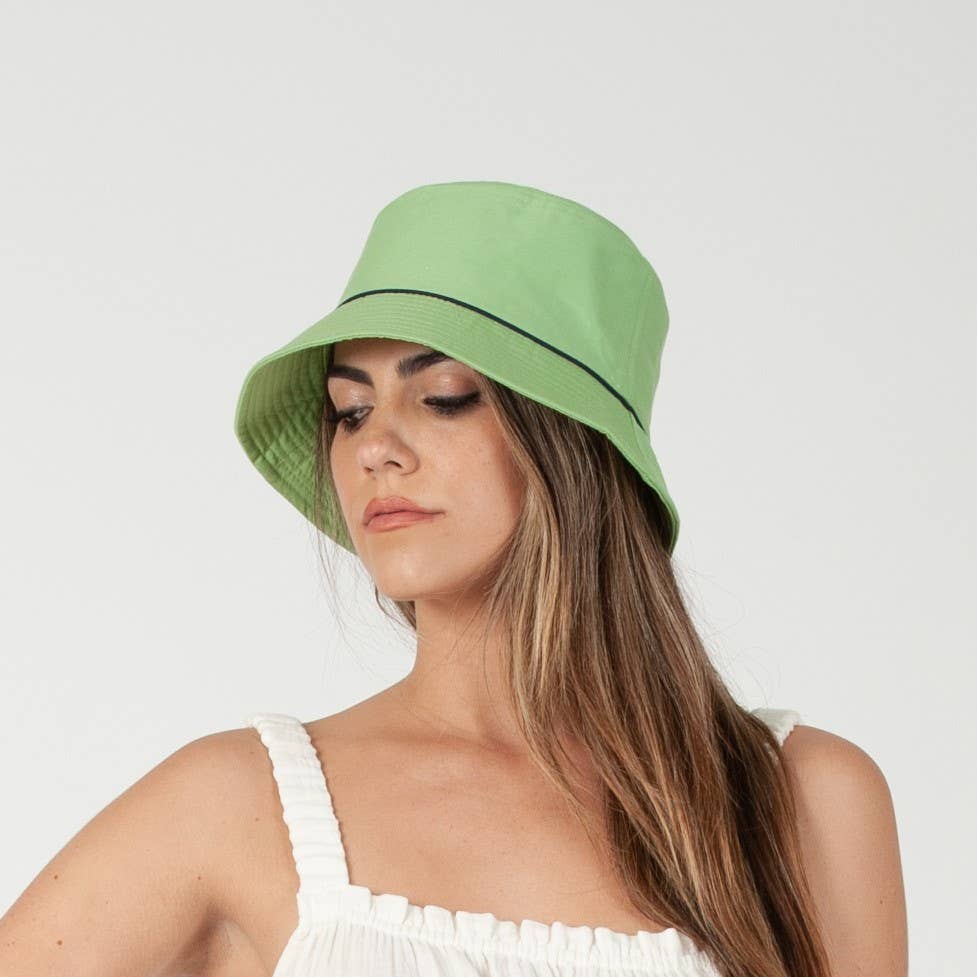 VIVA BUCKET HAT-LIME