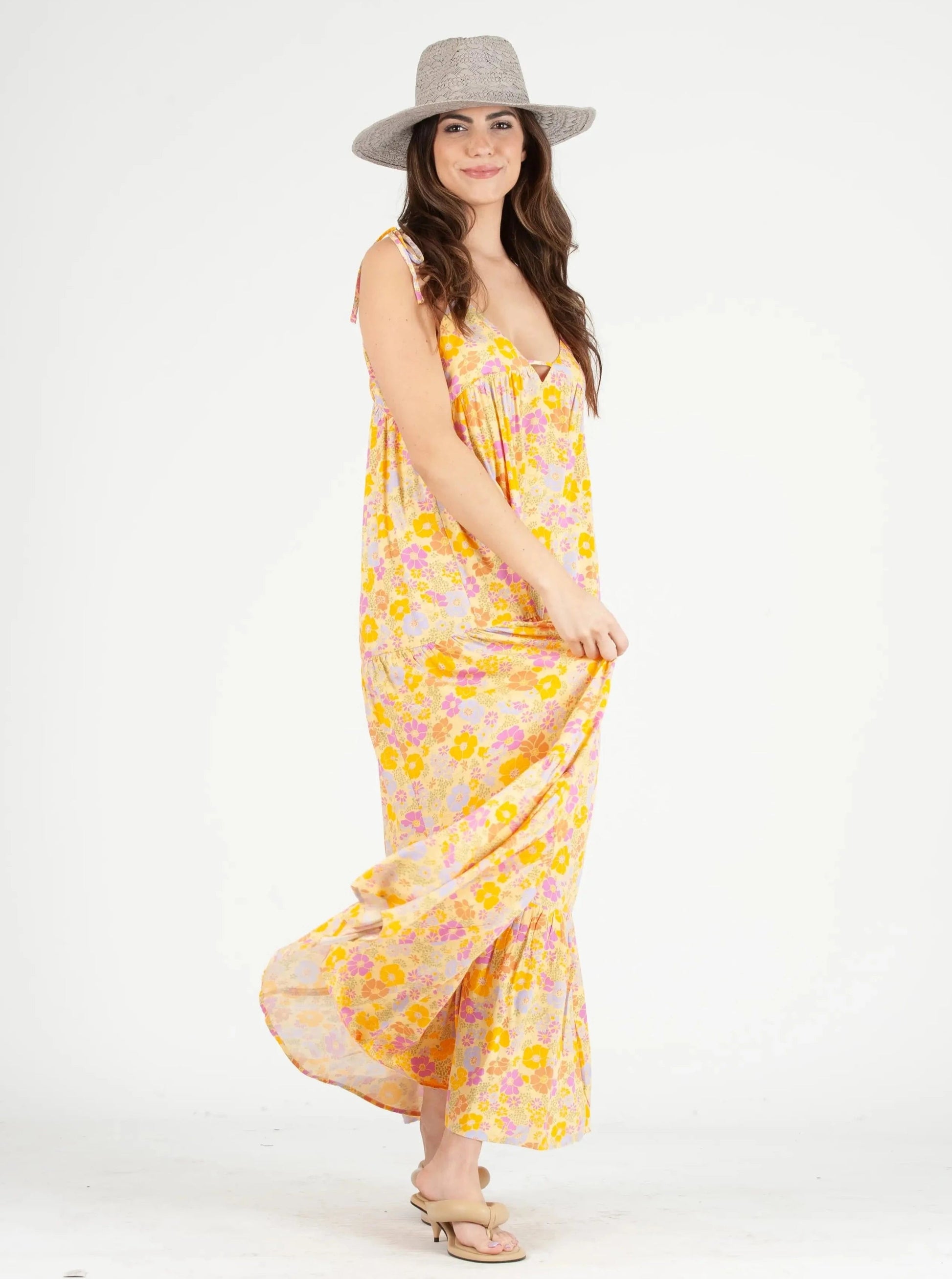 FLORAL MAXI DRESS