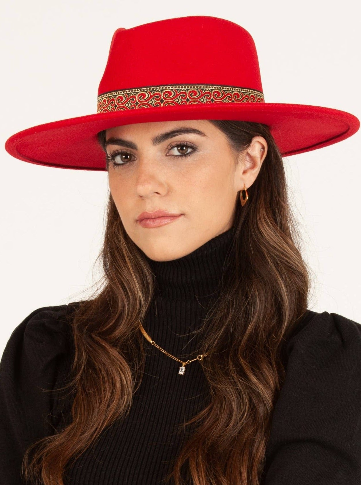 Women's Rancher Hat in Red