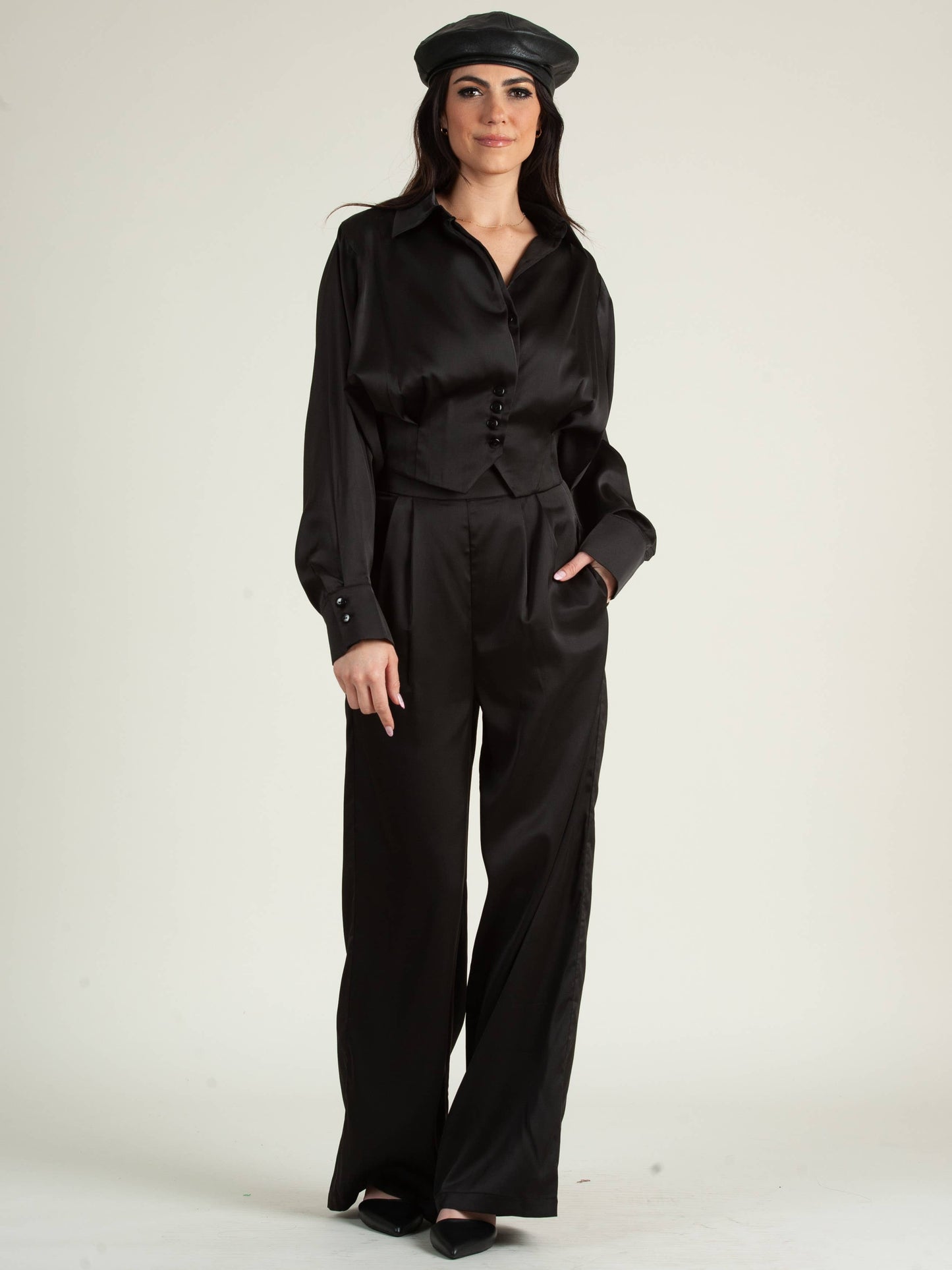 BLACK TWO PIECE SET