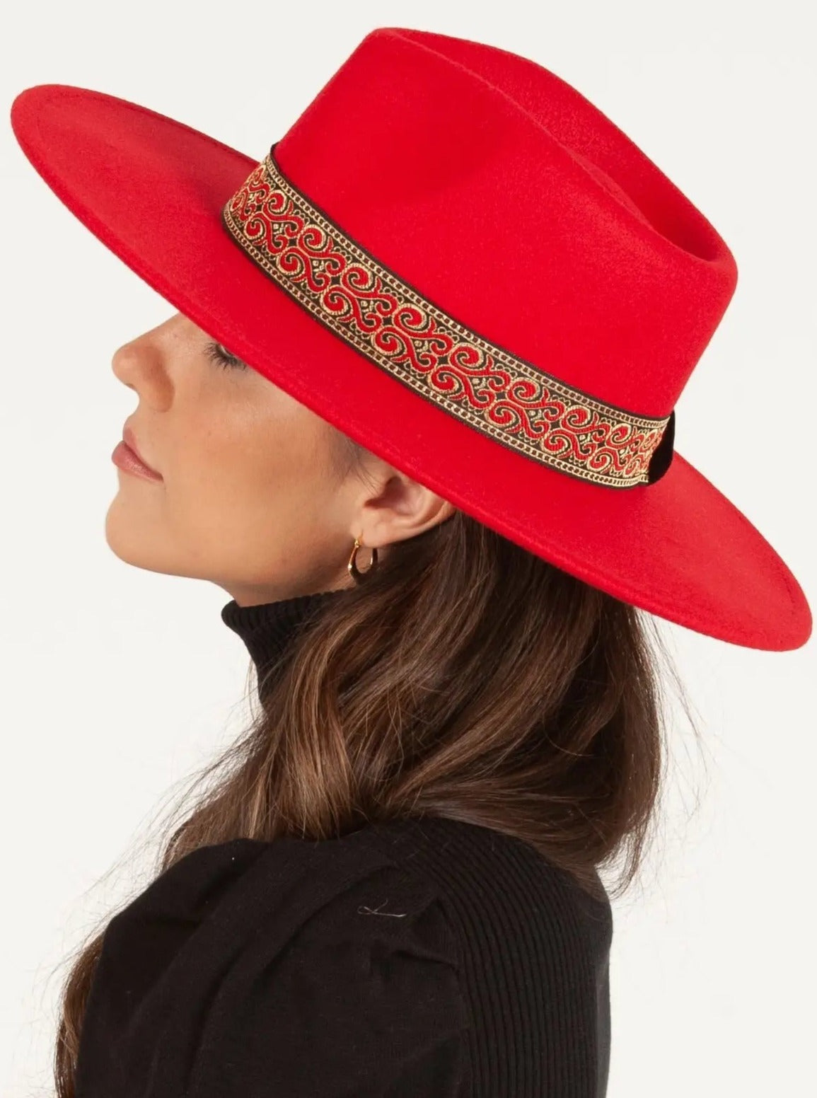 Women's Rancher Hat in Red