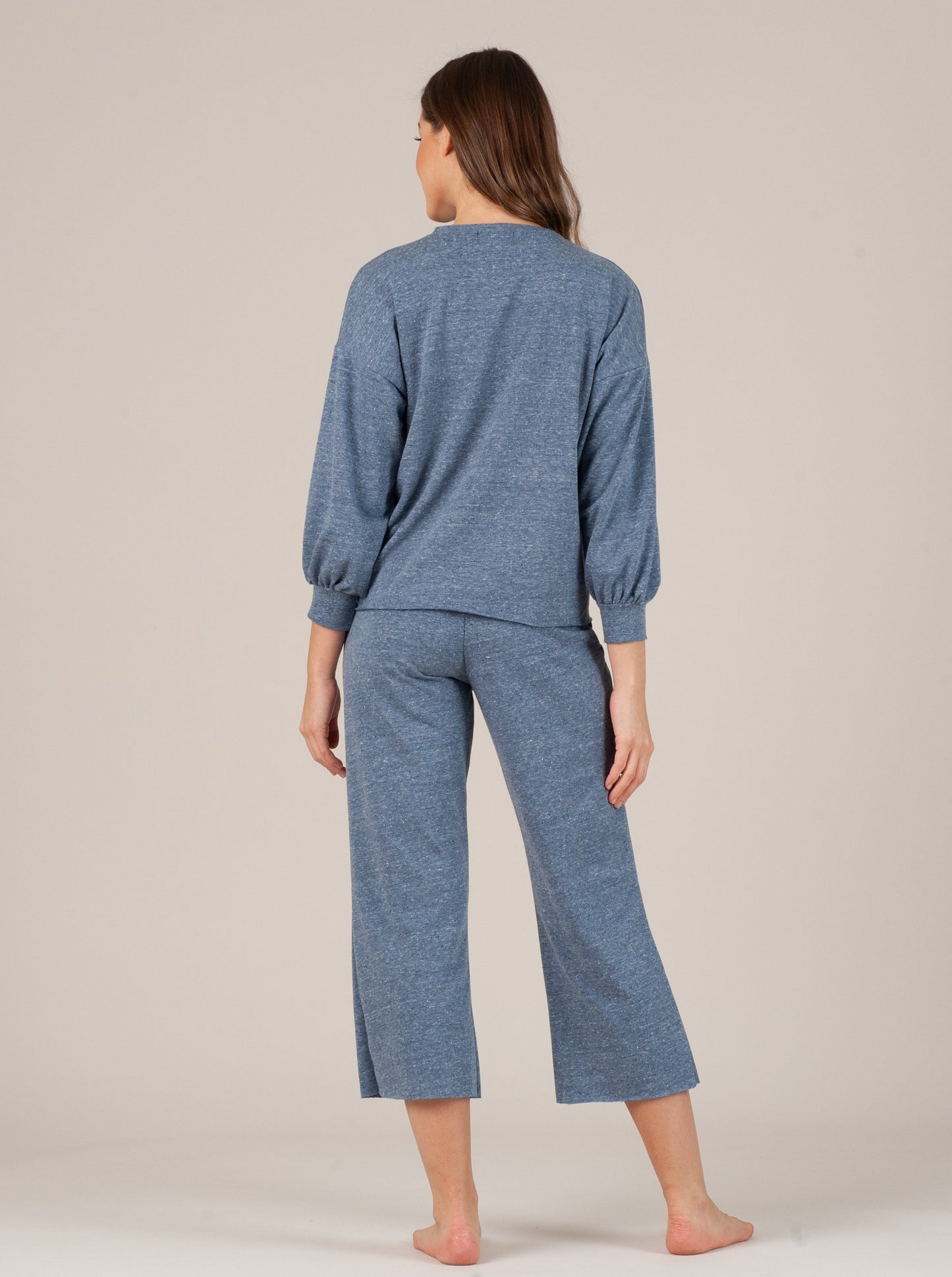 AUBRETTE SWEATPANT SET-BLUE