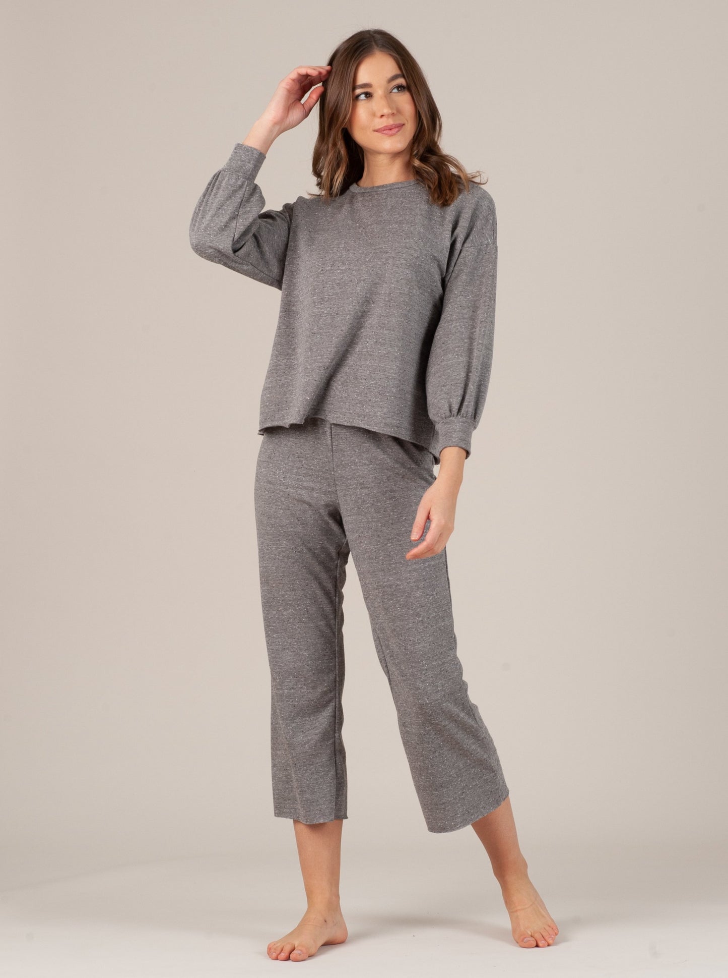 AUBRETTE SWEATPANT SET-GREY