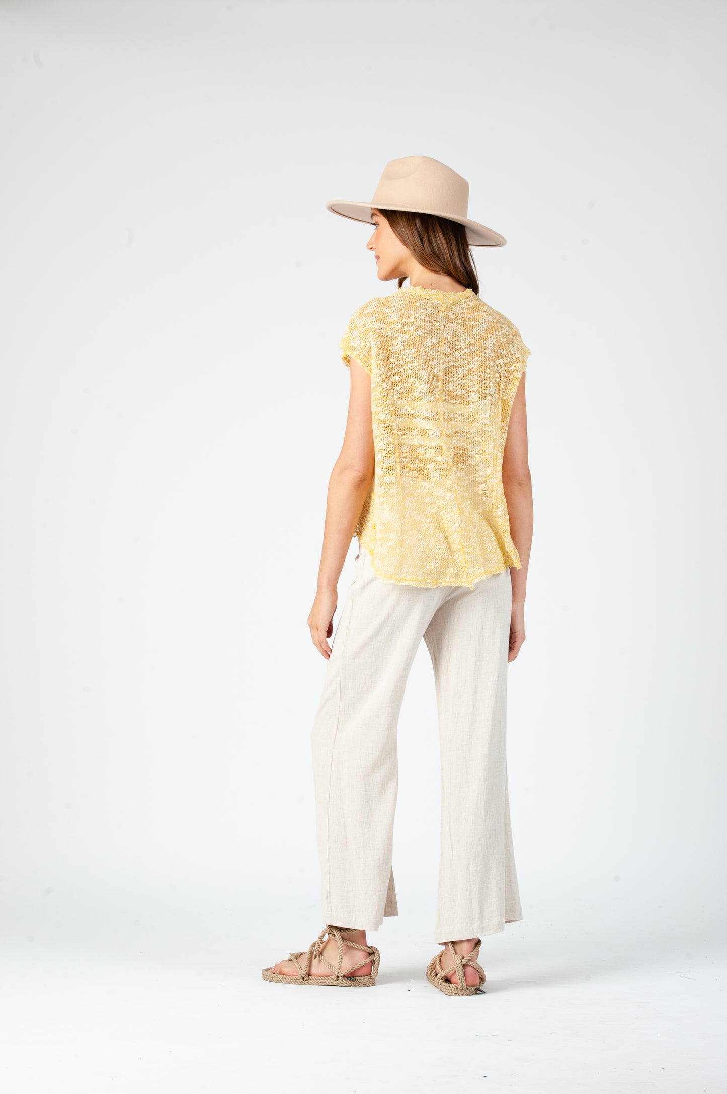 RELAXED FIT SLUB KNIT MUSCLE TANK