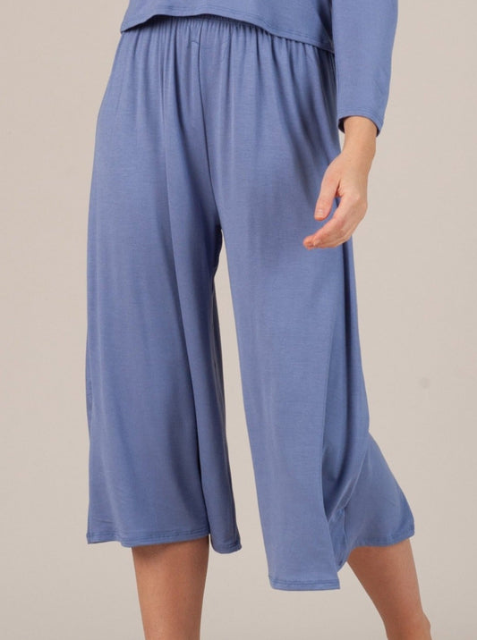 CALYPSO CULOTTE PANT-BLUE