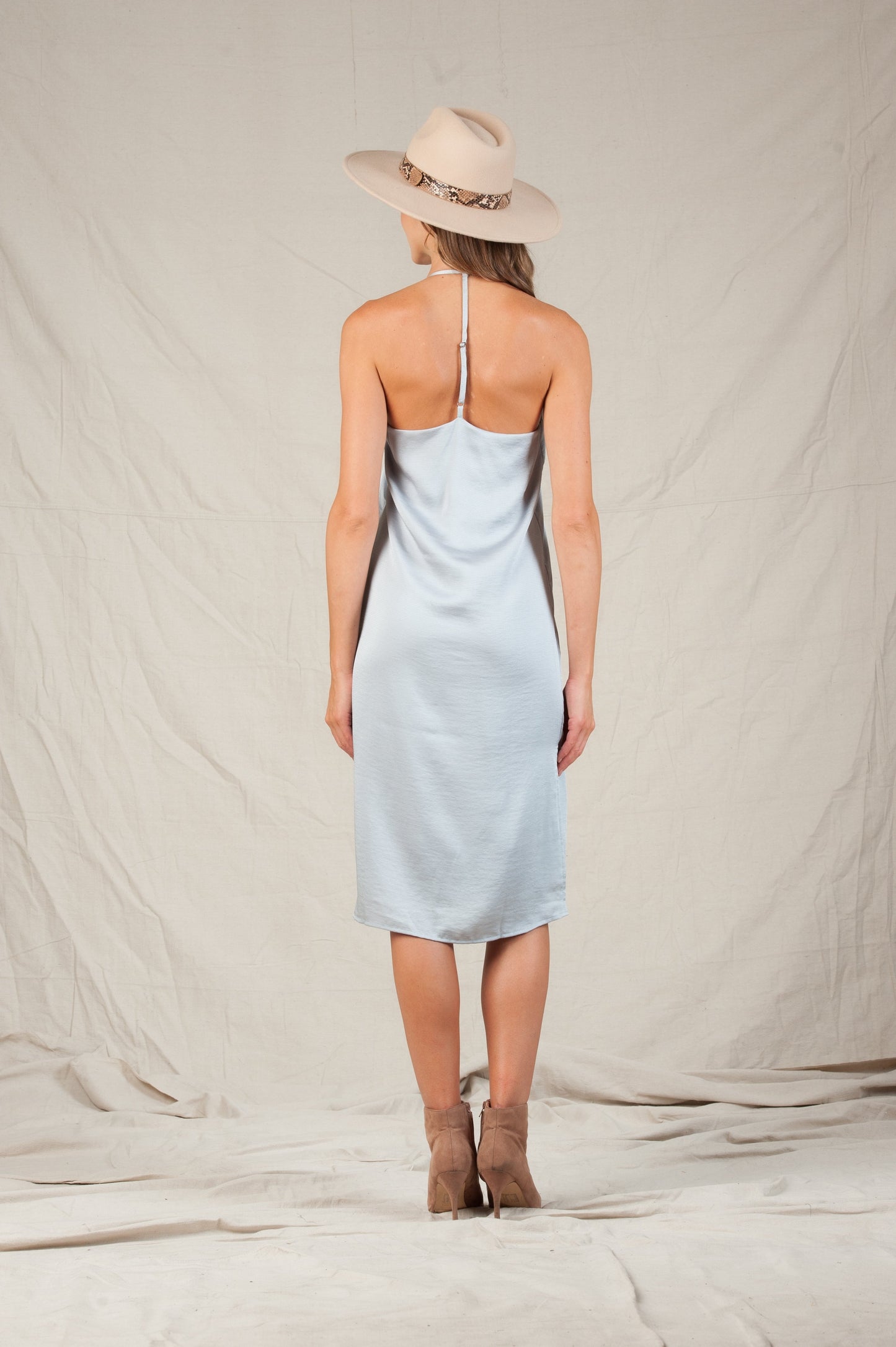 CONSTANTIA DRESS-ICE GRAY