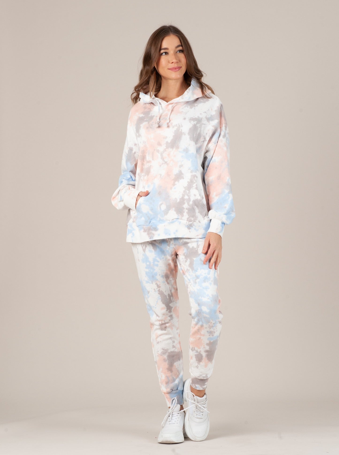 TALLY HOODIE-PINKPURBLUE