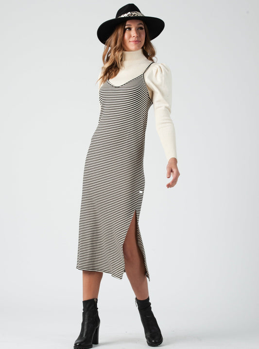 turtleneck sweater dress, front view