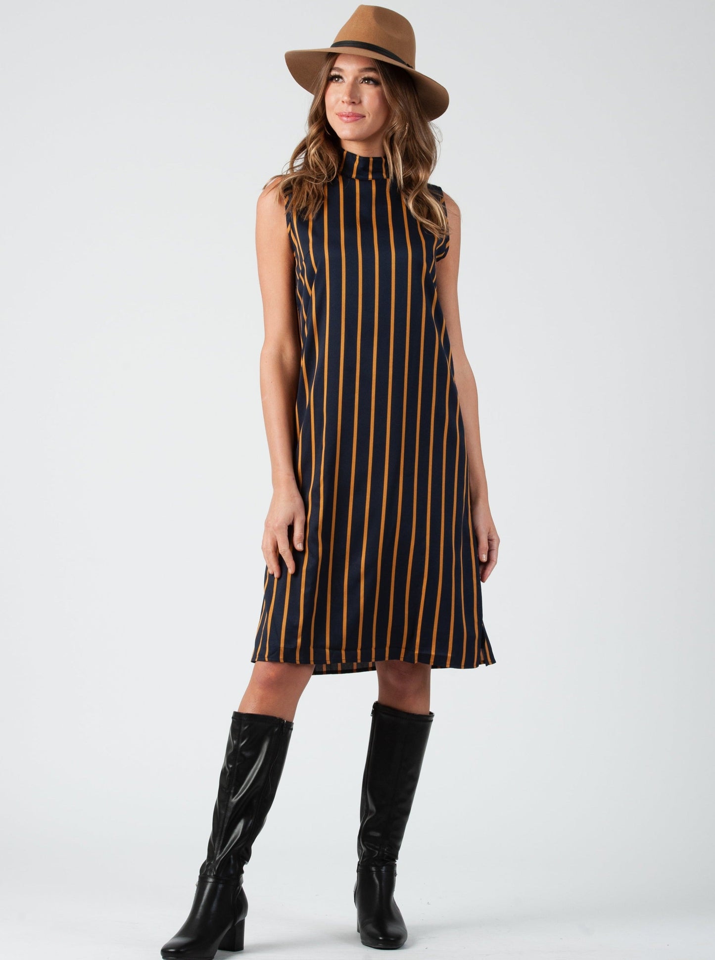 AYLIN TUNIC DRESS-RIVER TRAIL