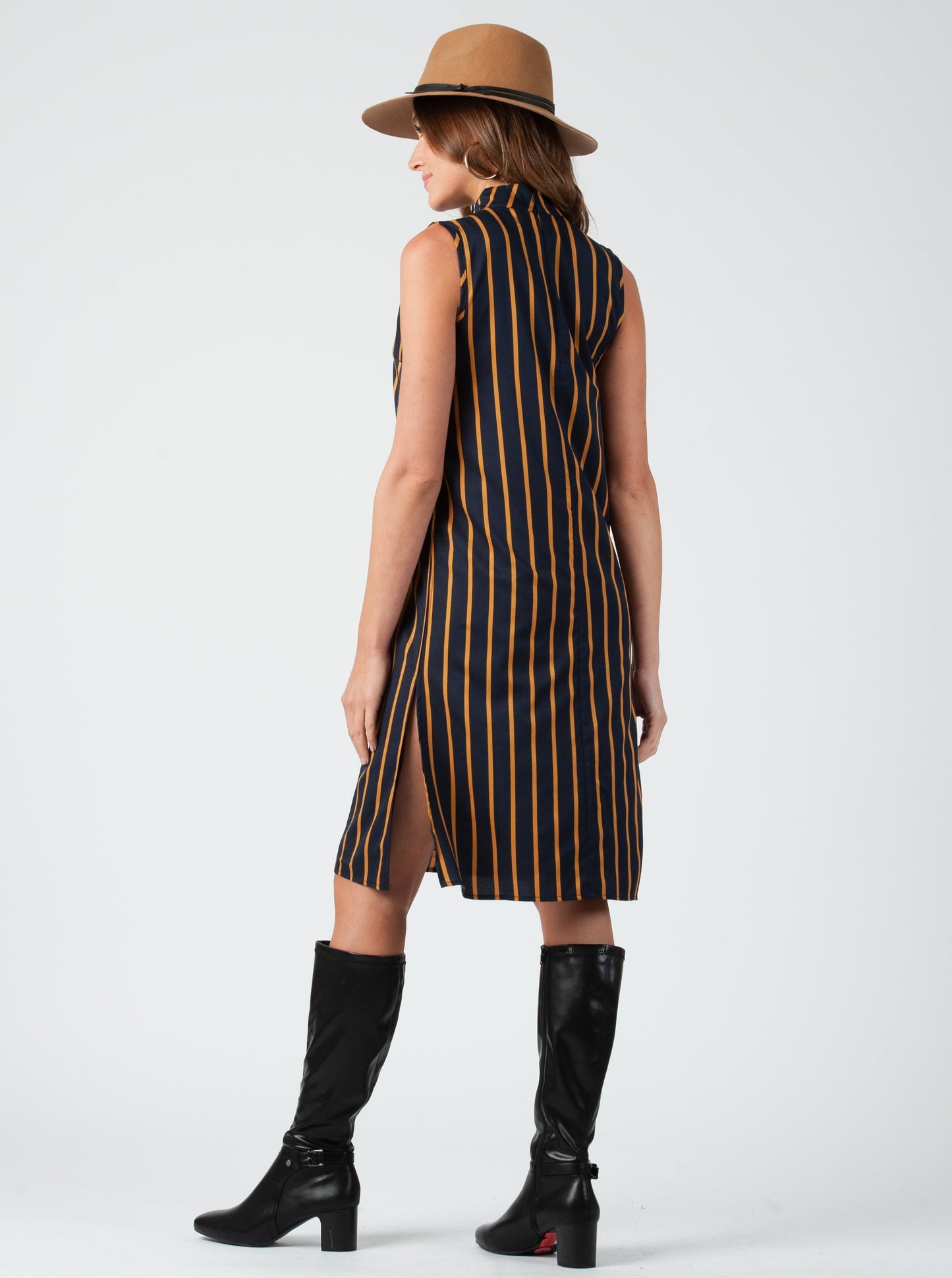 AYLIN TUNIC DRESS-RIVER TRAIL