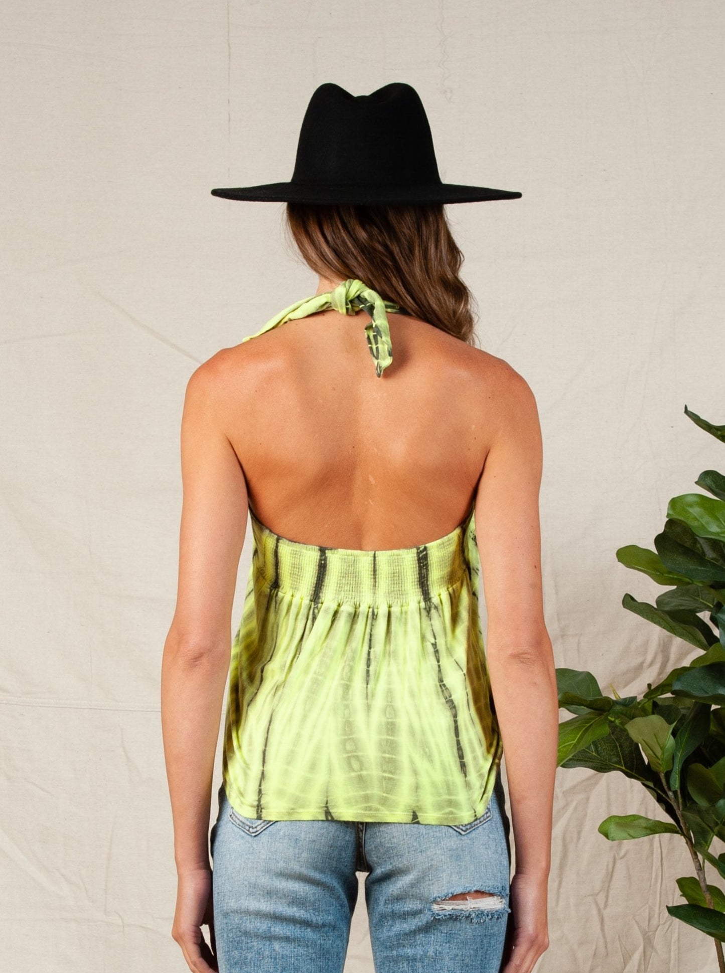 BECCA TIE DYE HALTER TOP