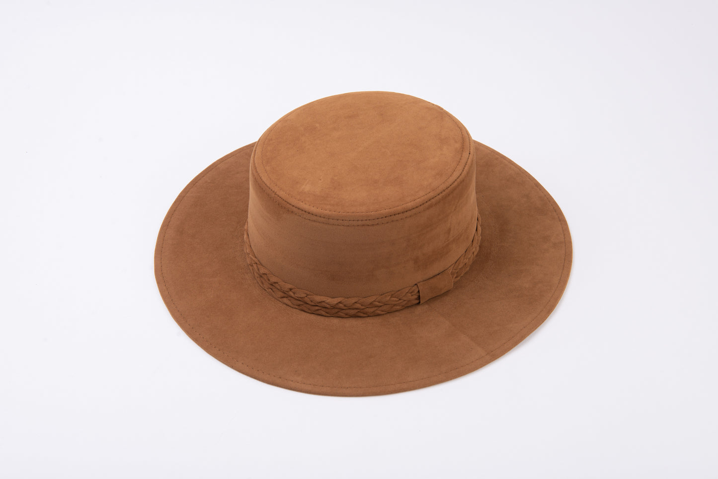 SONORAN BOATER HAT-CARAMEL