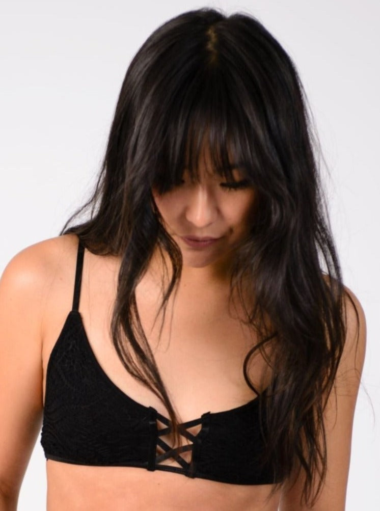 TESSA BRALETTE-BLACK