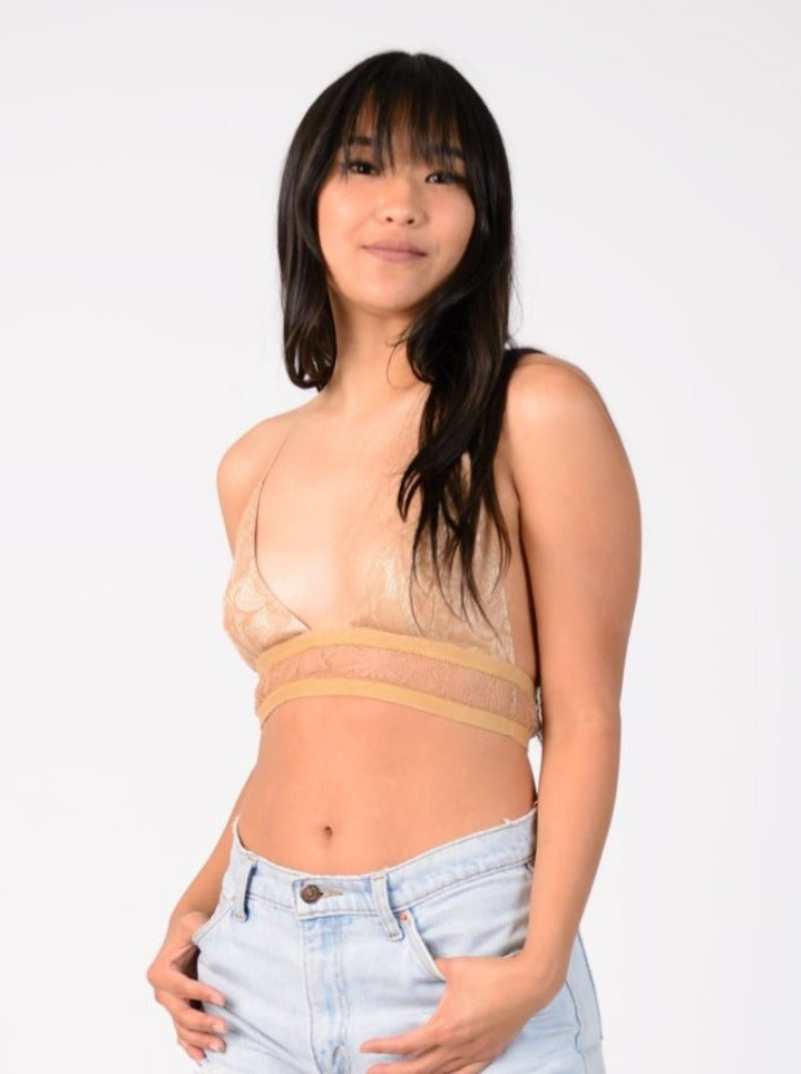 CHASTE BRALETTE-NUDE