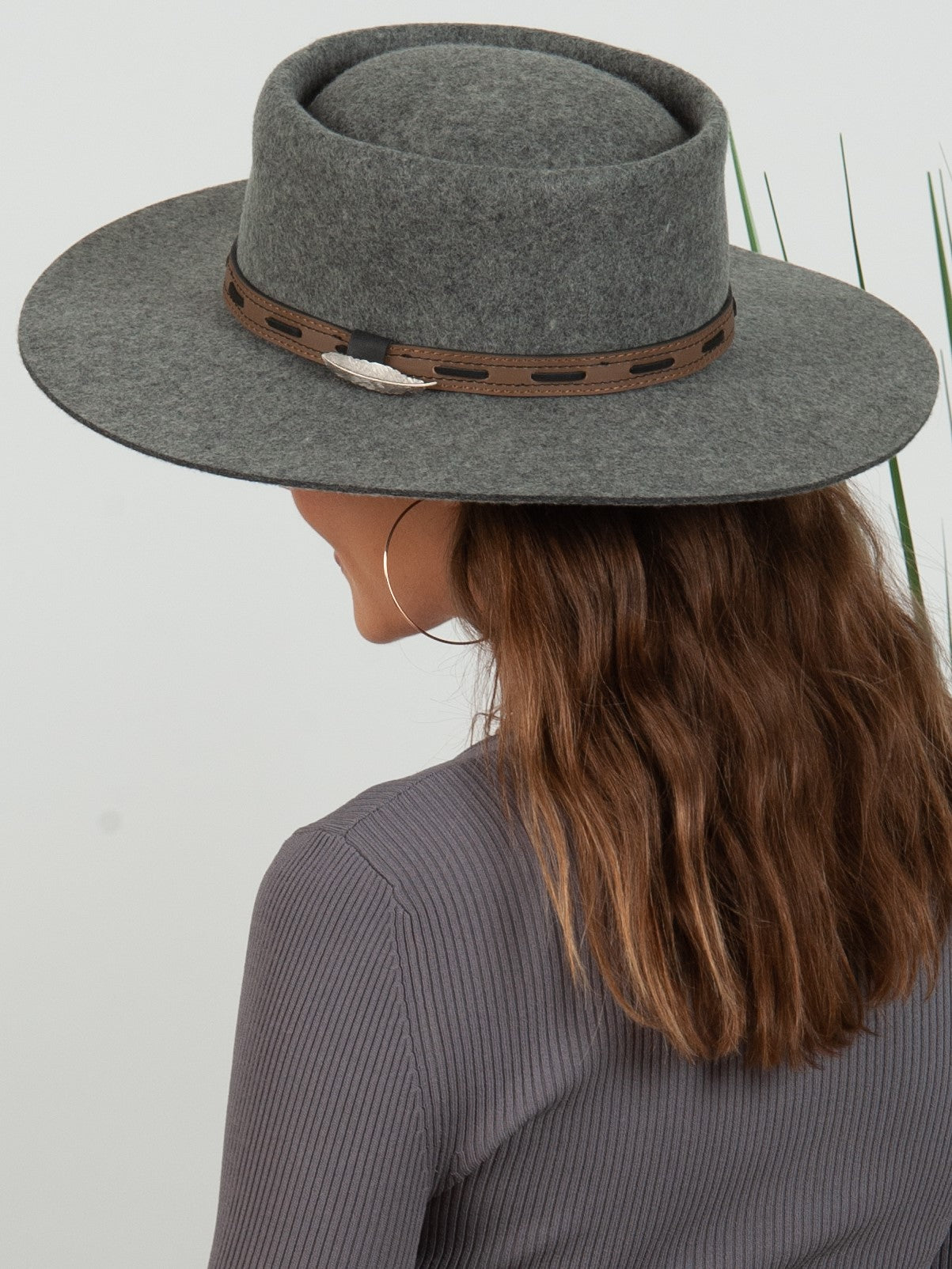 WOOL BOATER HAT