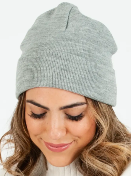 GREY BEANIE