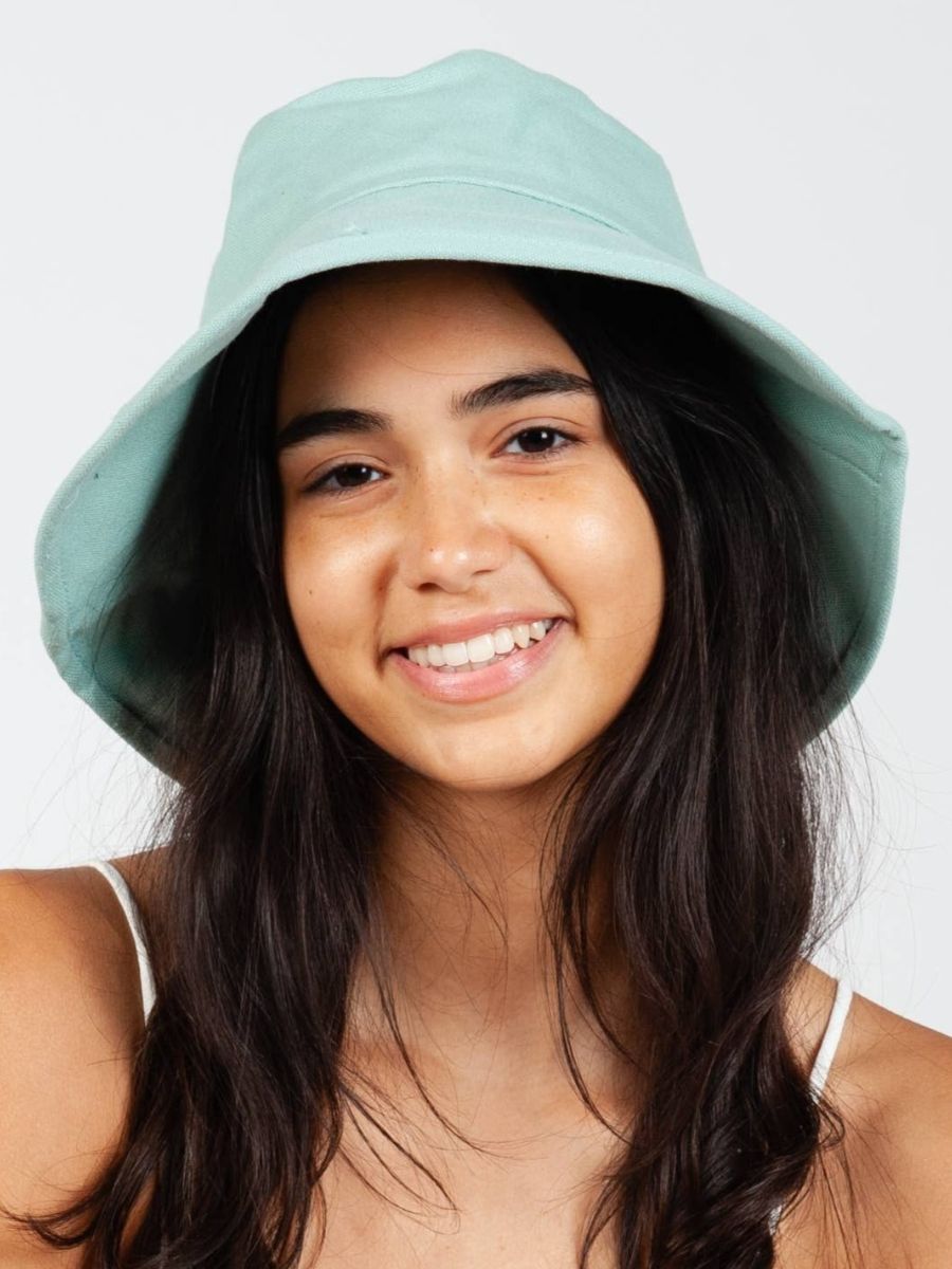 CLASSIC CANVAS BUCKET HAT-MINT – Lucca Couture - Main Image
