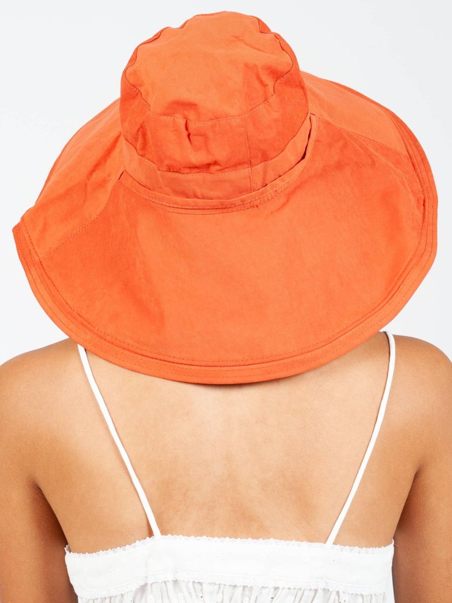 CHECKERED CANVAS HAT-RASPBERRY