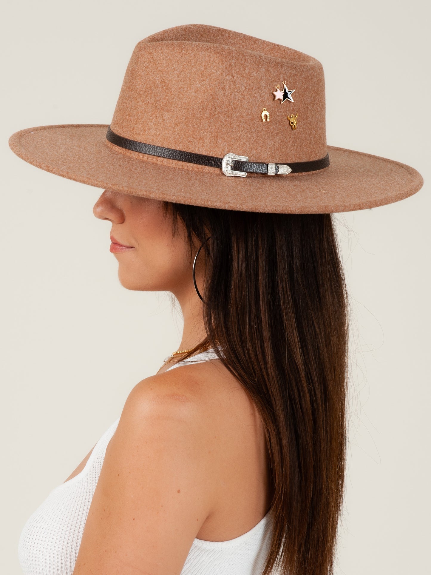 BROWN RANCHER HAT