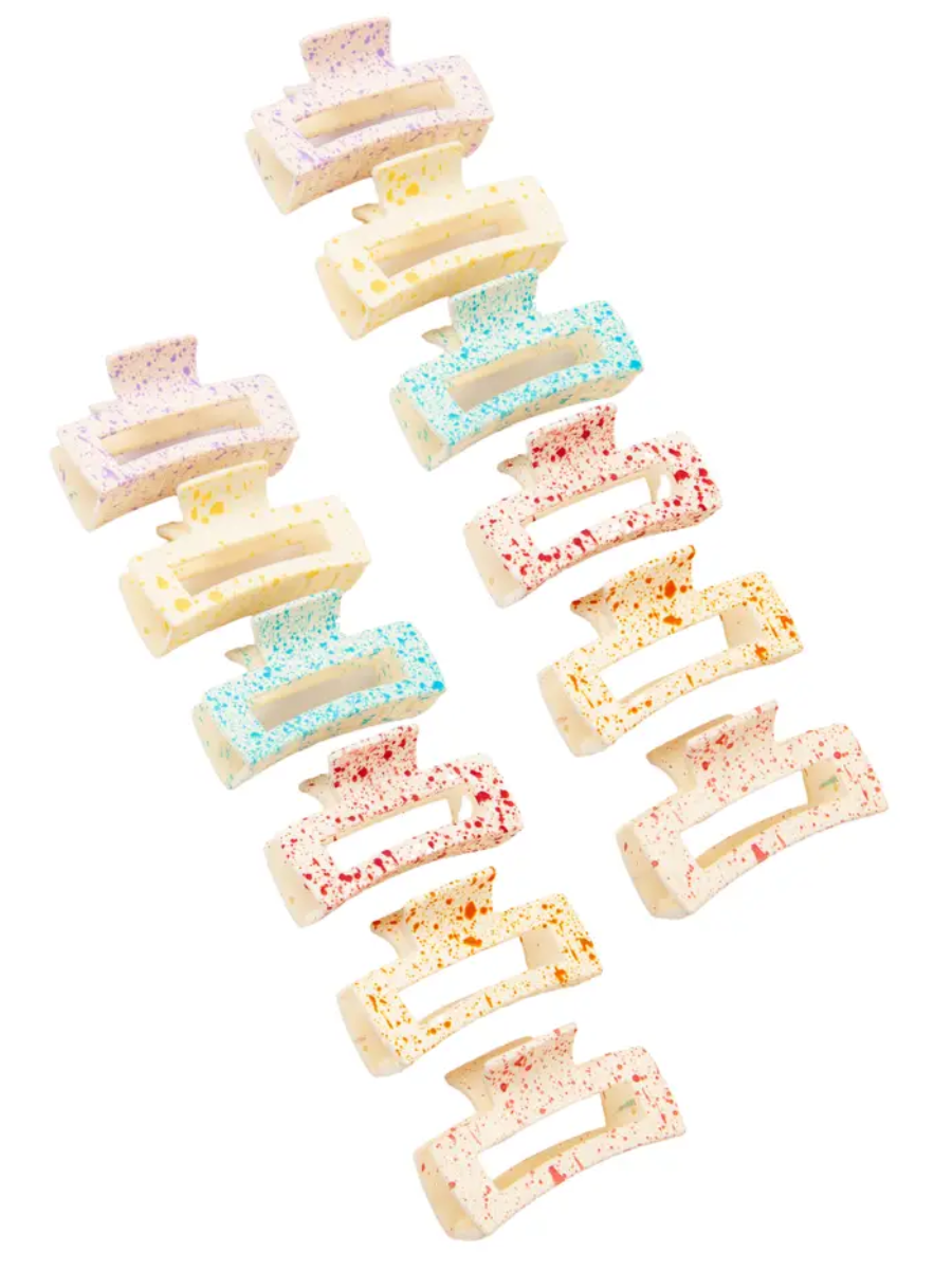 RECTANGLE HAIR CLAWS