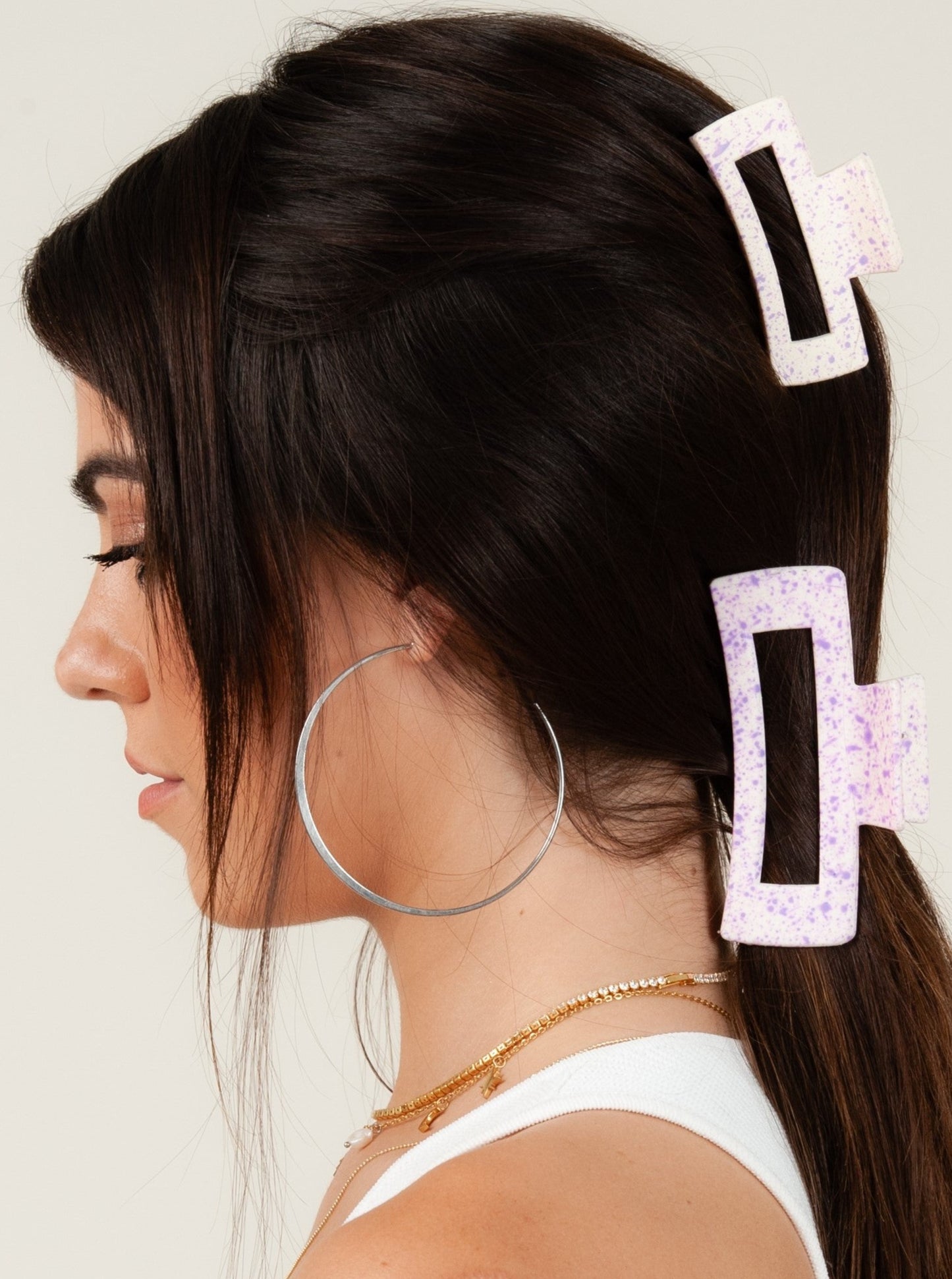 RECTANGLE HAIR CLAWS