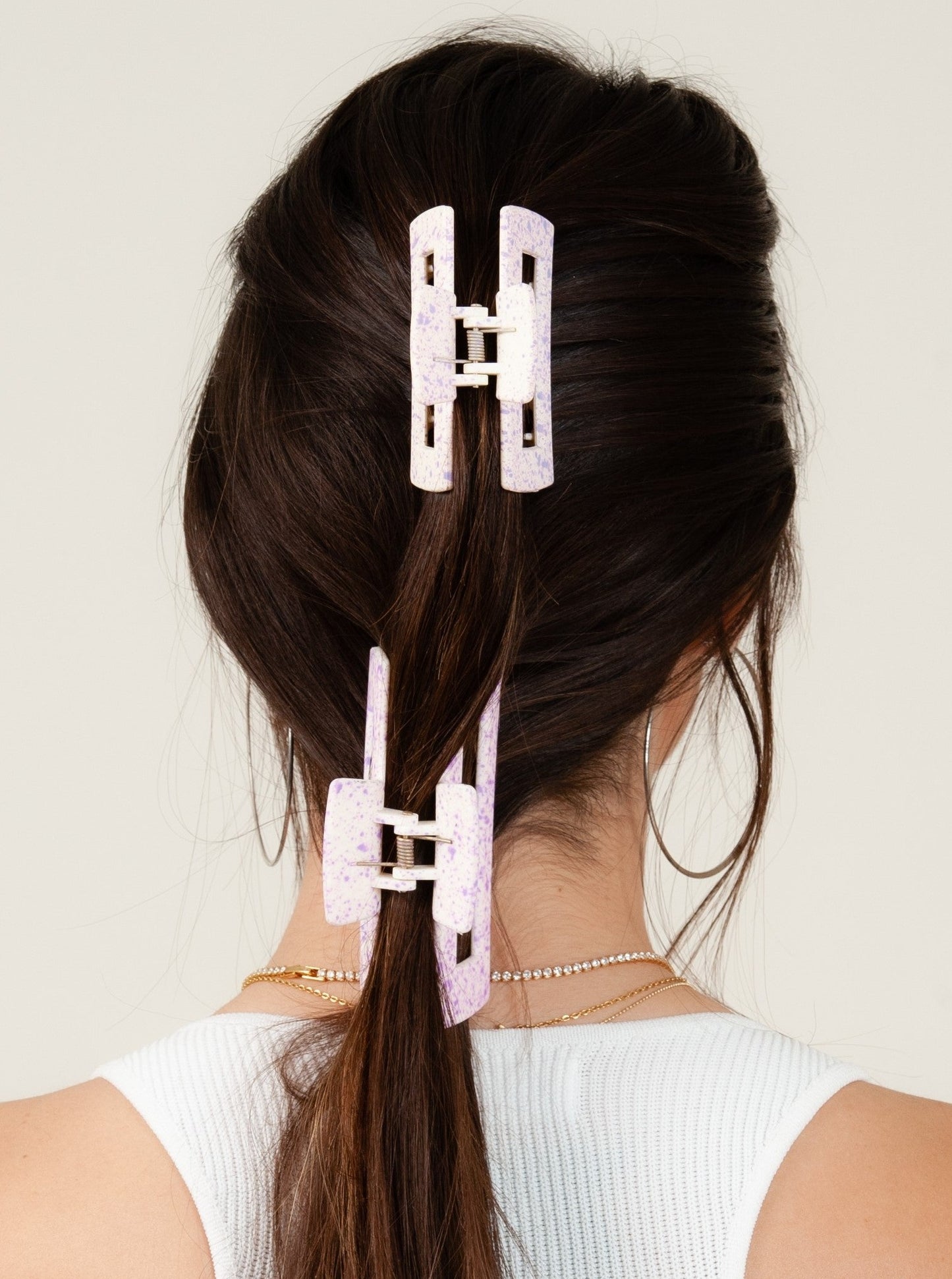 RECTANGLE HAIR CLAWS