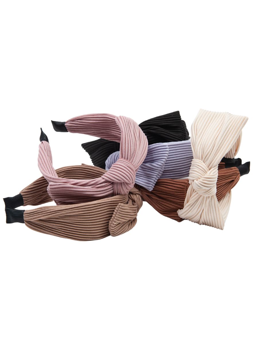 PLISSE BOWS HEADBAND