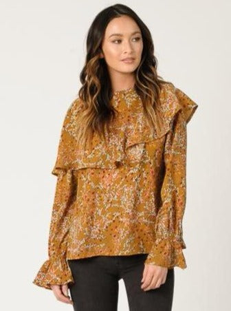 Women's Floral Long Sleeve Top