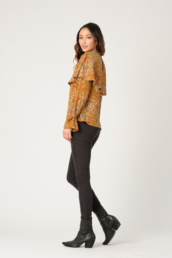 Women's Floral Long Sleeve Top