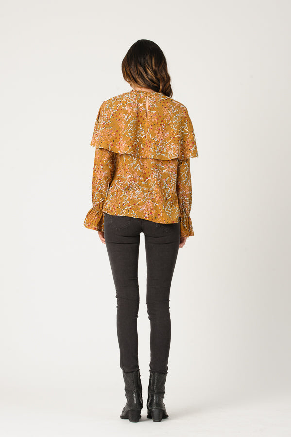 Women's Floral Long Sleeve Top