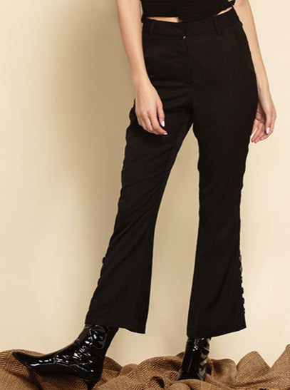 RYLIE CROPPED PANTS-EBONY