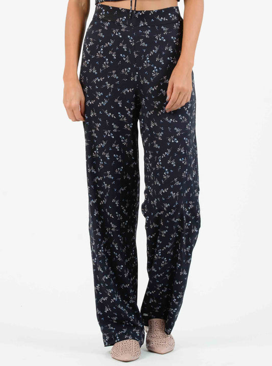 IRIS PALAZZO PANT-NAVY MINI FLORAL