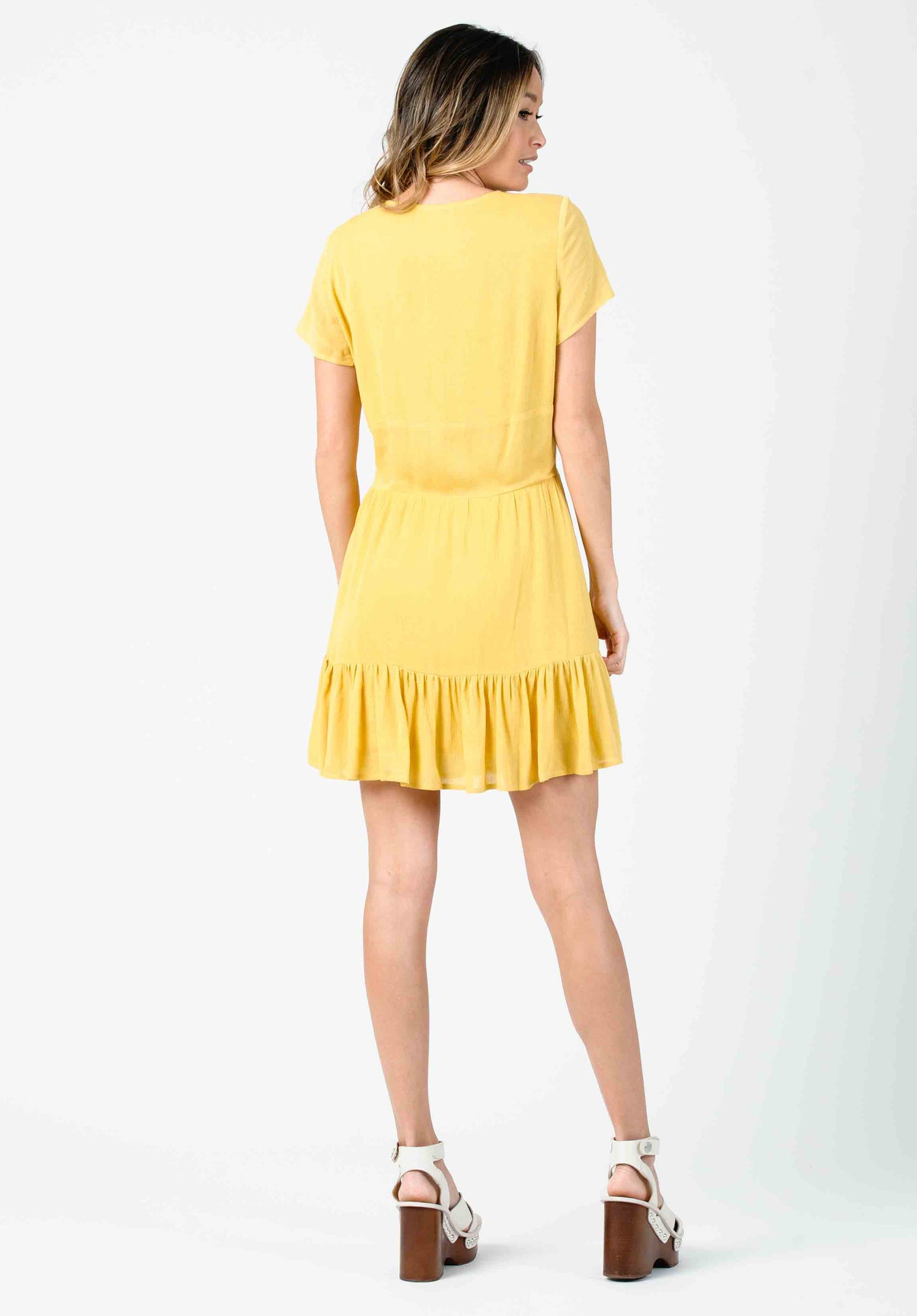 BAJA EMPIRE WAIST MINI DRESS-SUN