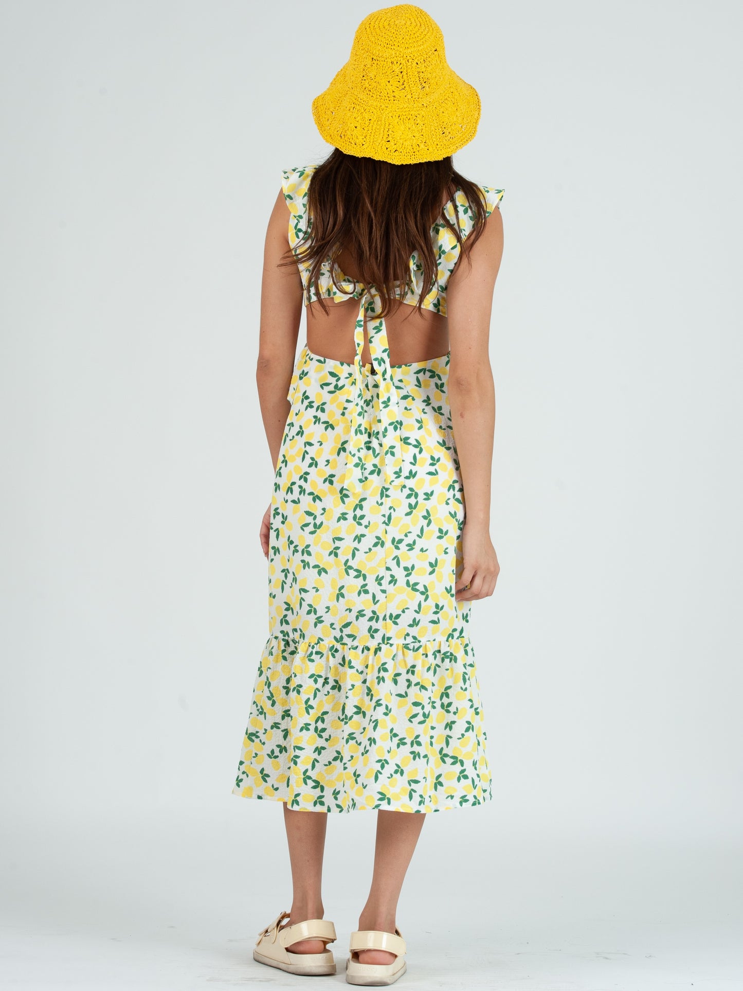 LEMON PRINTED DRESS