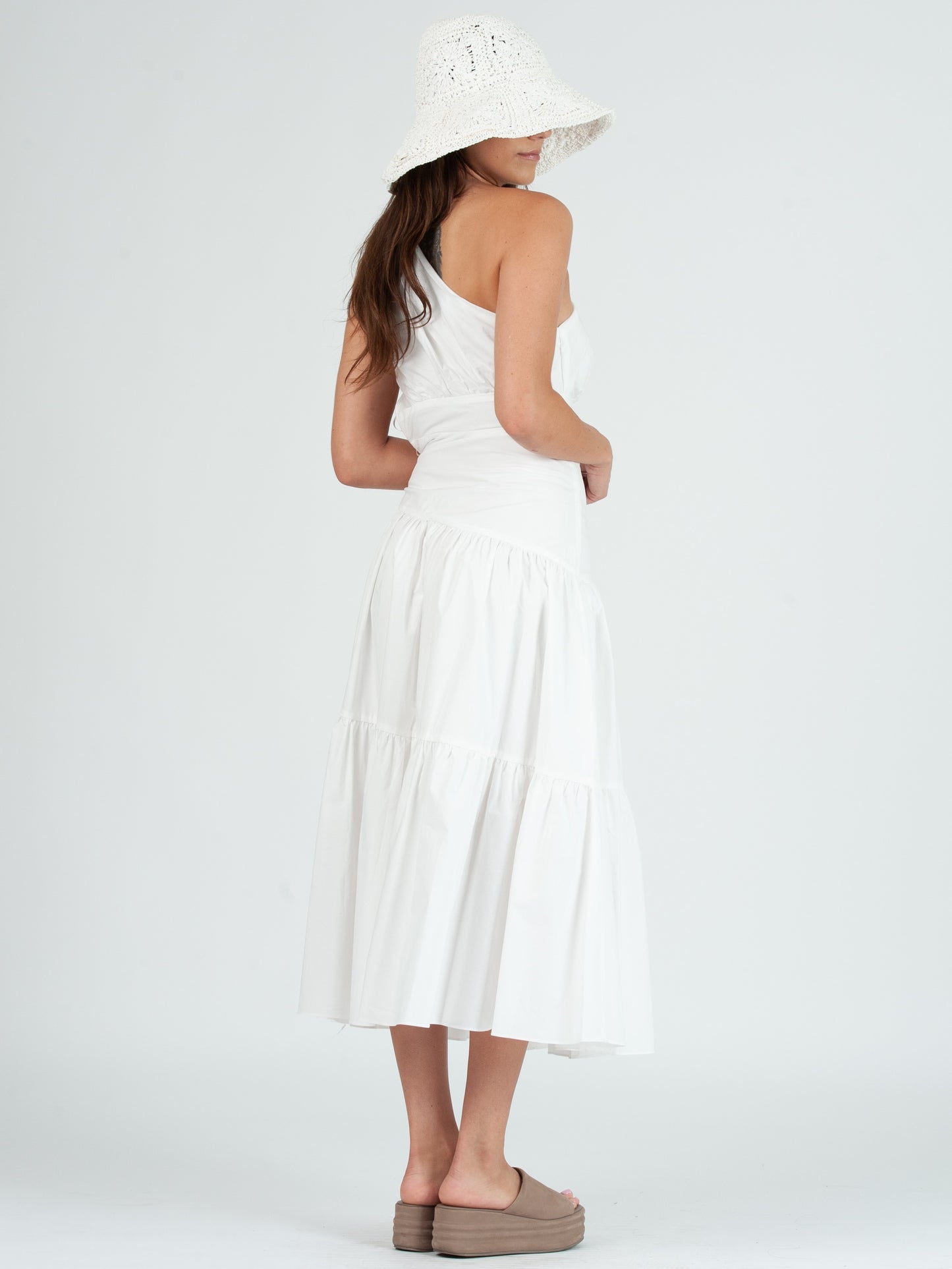 ONE SHOULDER MAXI DRESS