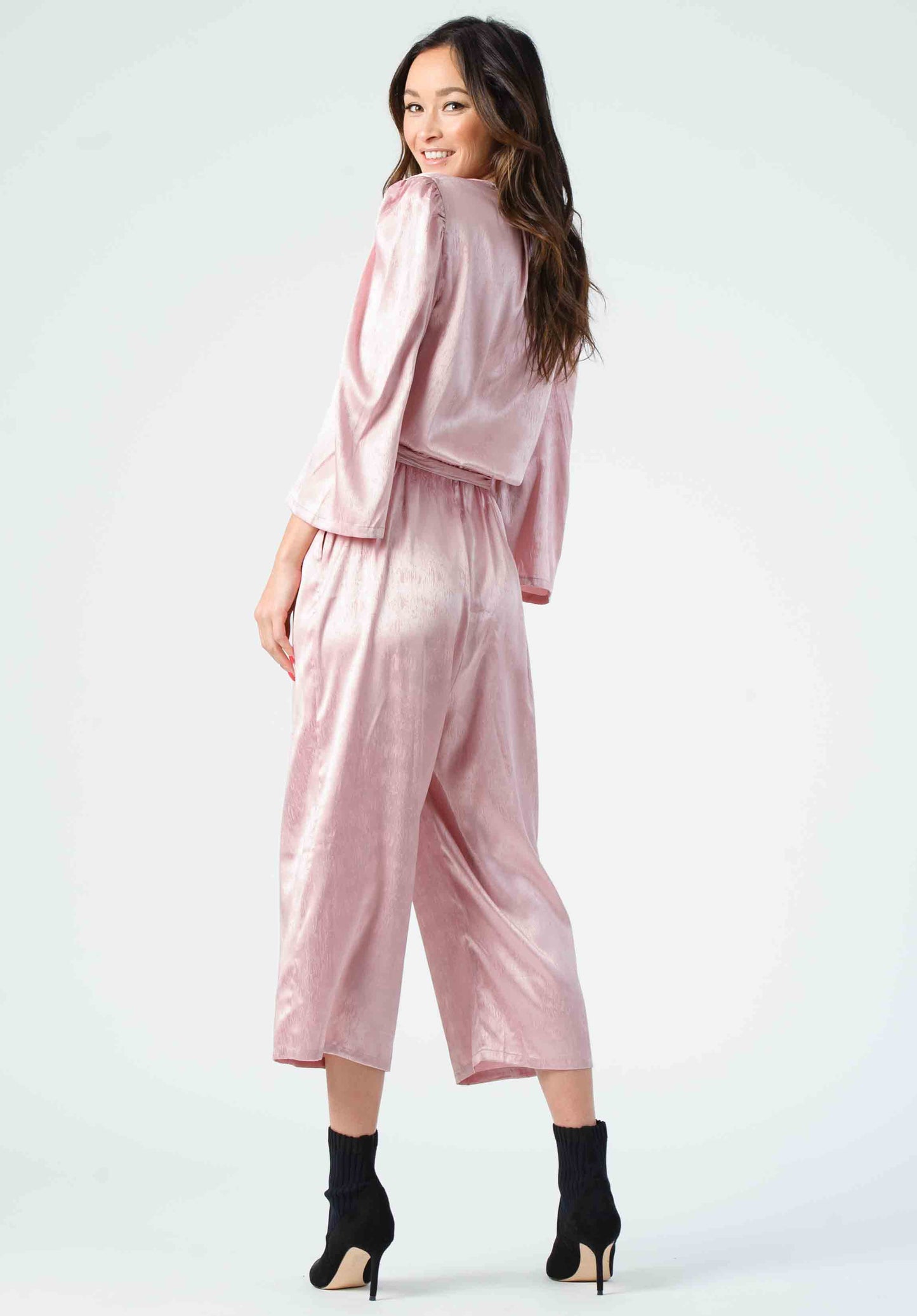 ROSE PUFF SLEEVE JUMPSUIT-MAUVE ZEBRA