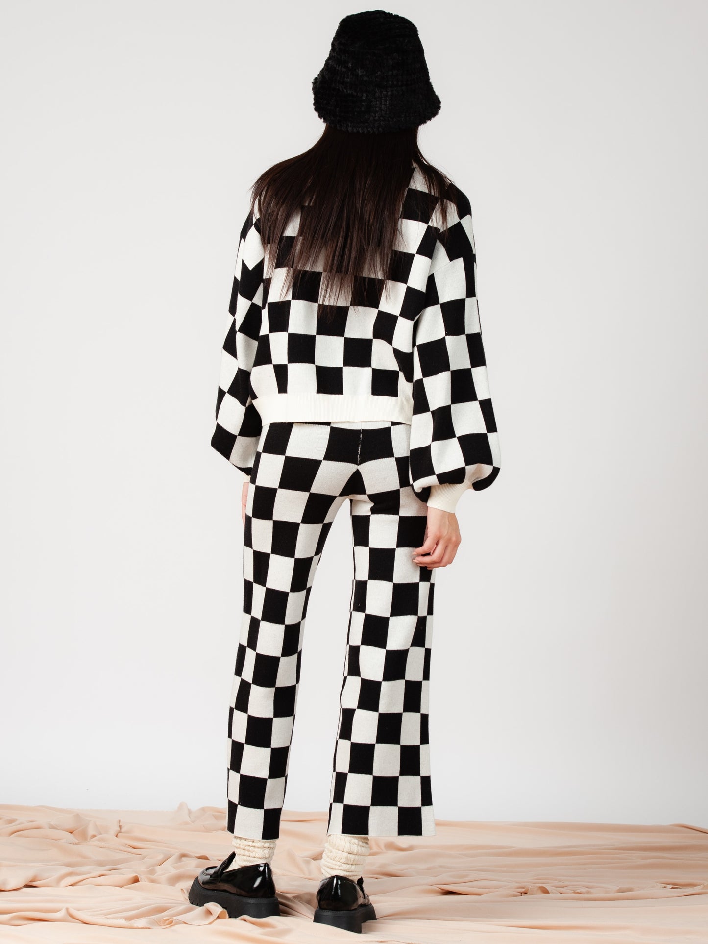 PRINTED SWEATER SET