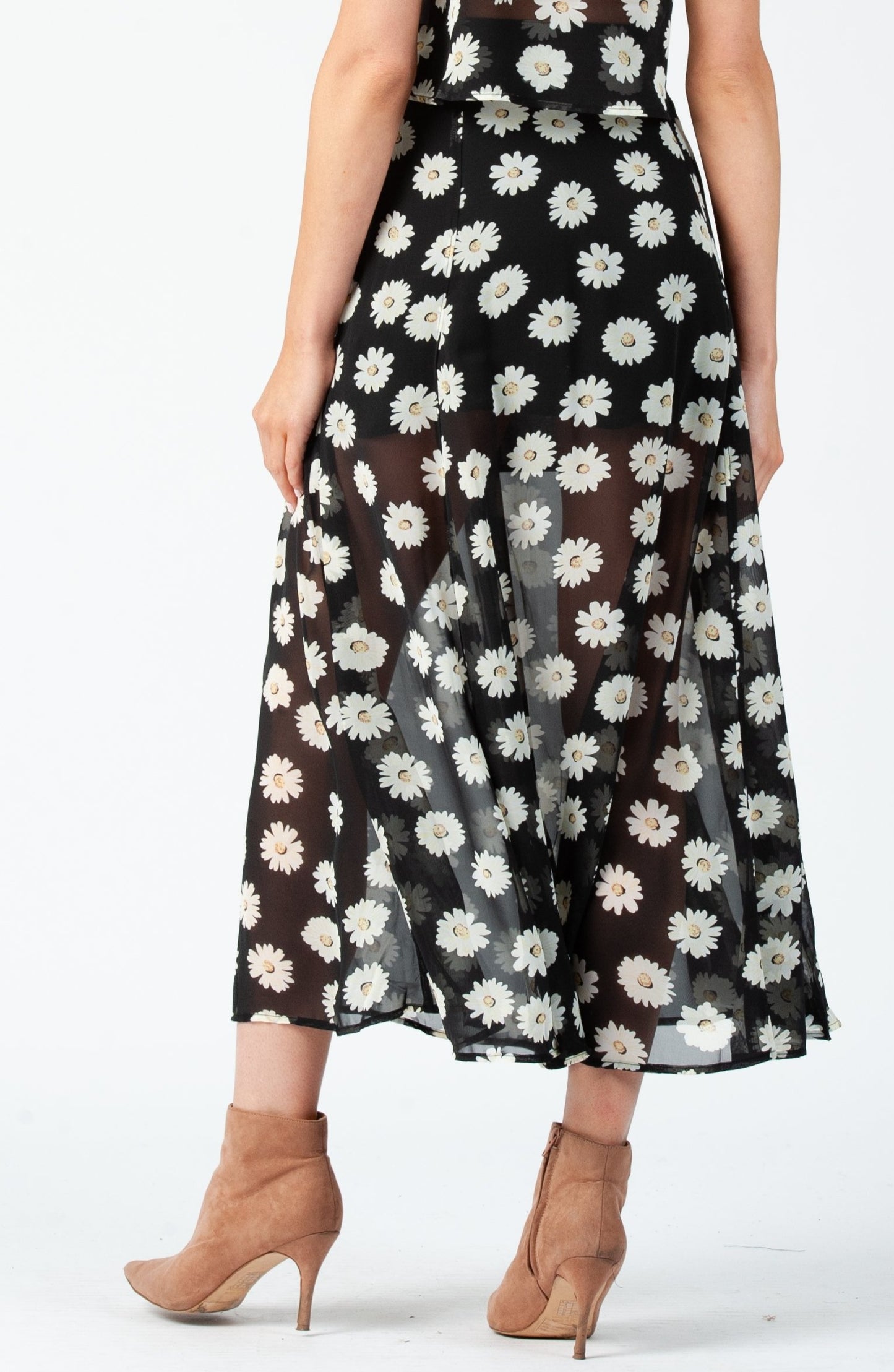 DAISY MAXI SKIRT-BLACK