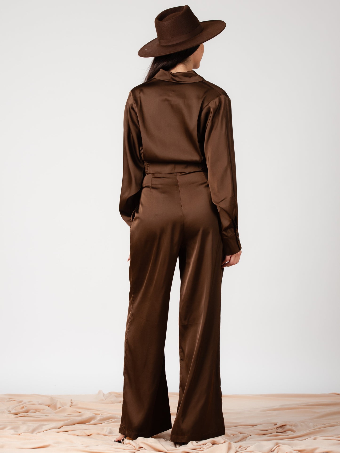 BROWN SUIT SET