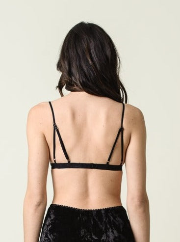 CRUSH BRALETTE-BLACK