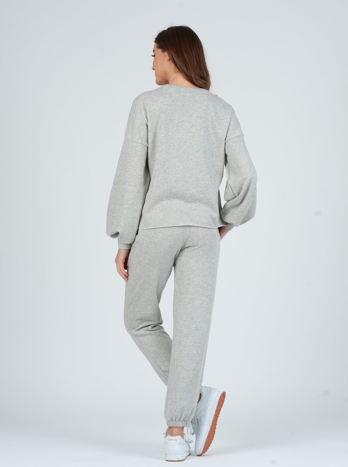 FAYE SWEATSHIRT SET-H. GREY