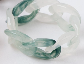 JADE CHAIN RESIN RING