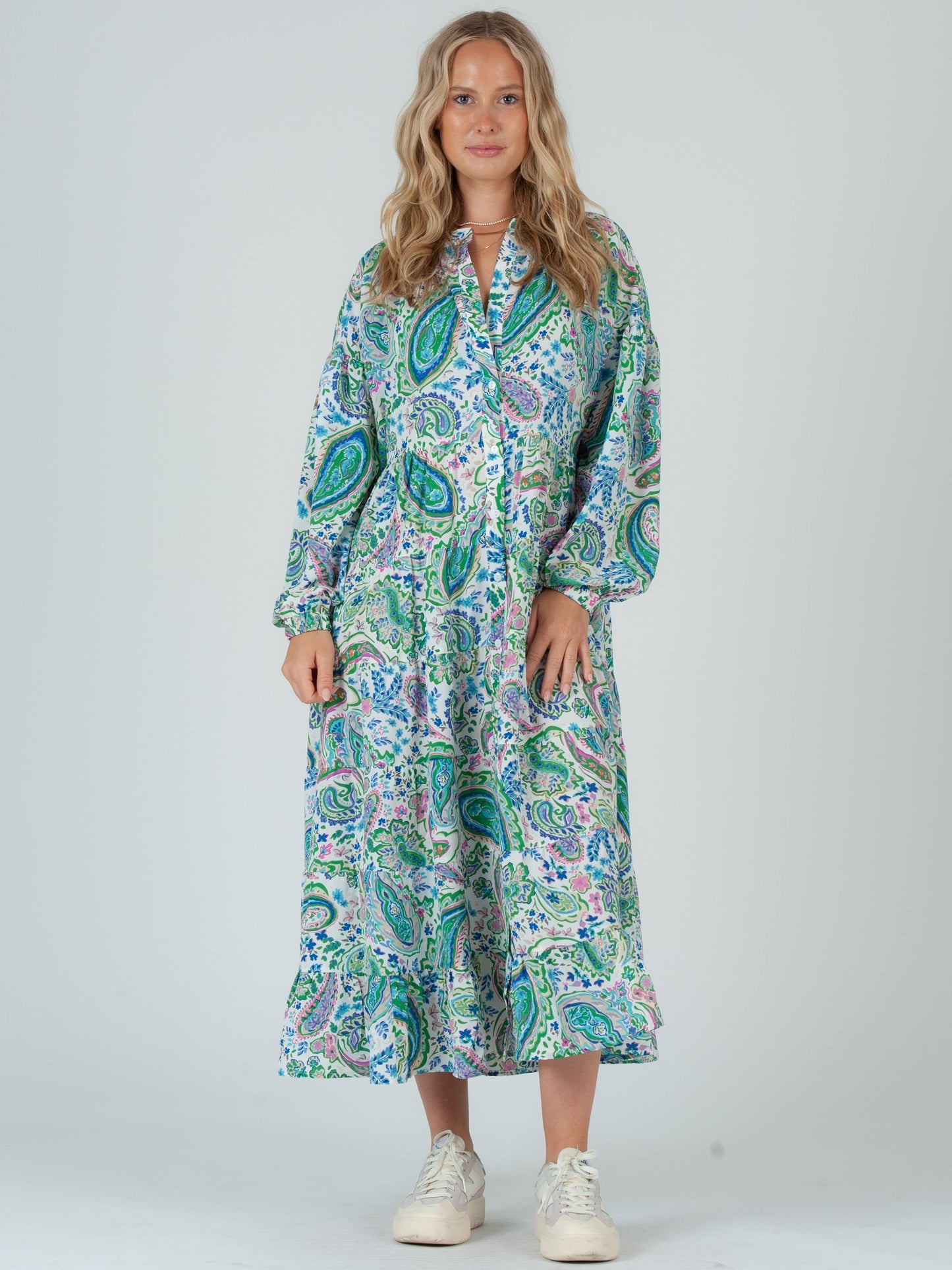 PAISLEY BOHO MAXI DRESS