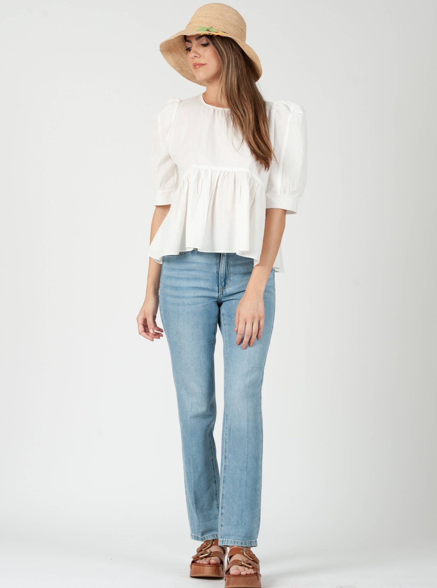 WHITE BLOUSE