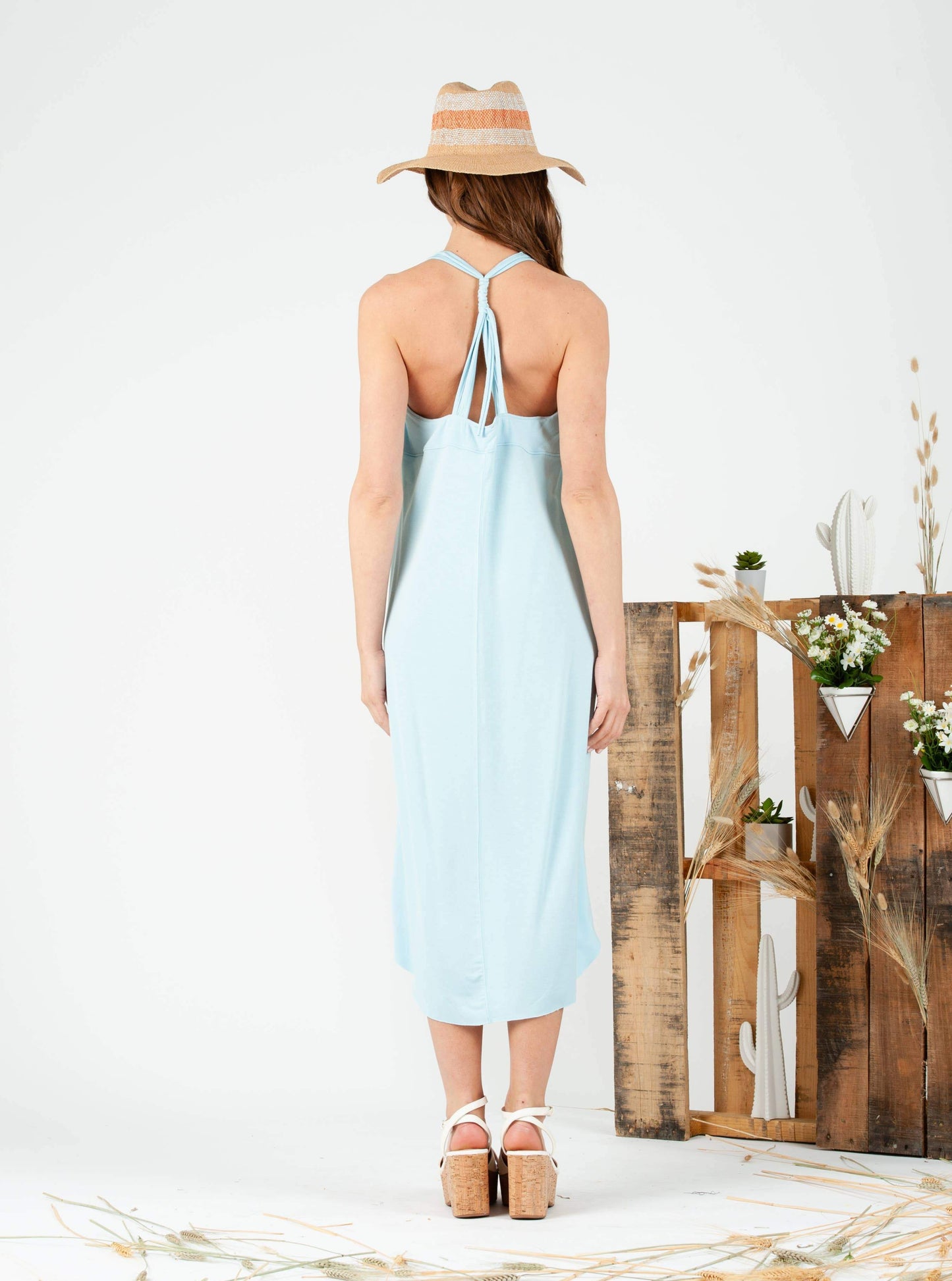GARLAND HI LO DRESS-BEACHY