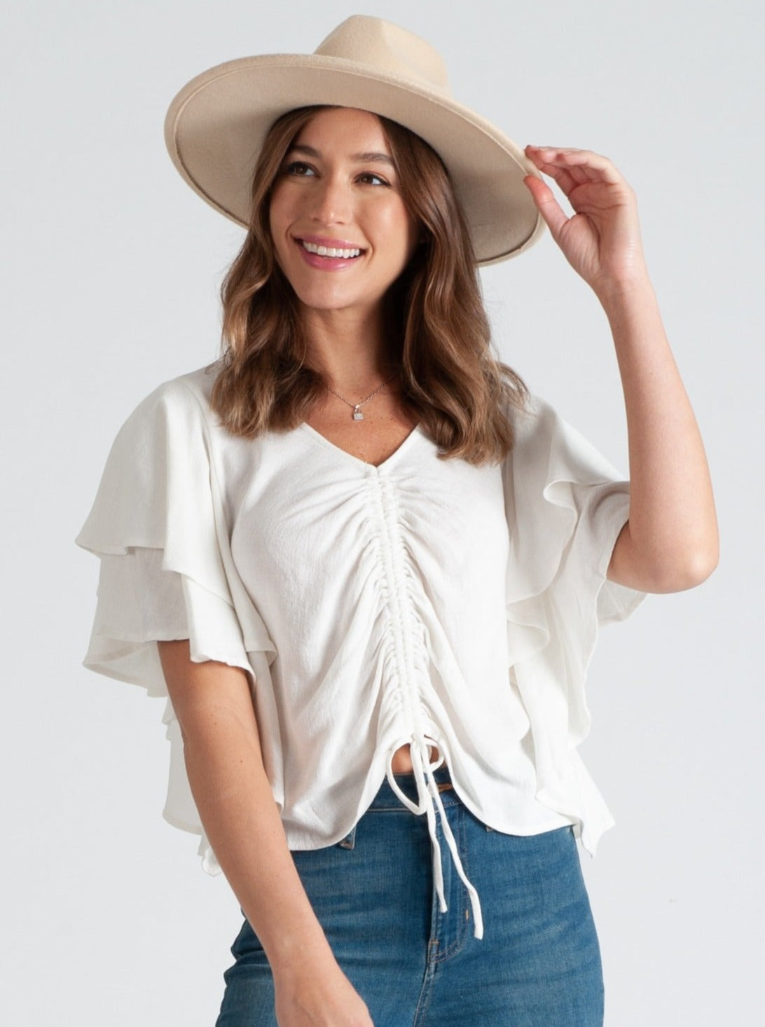 TANYA TOP-WHITE