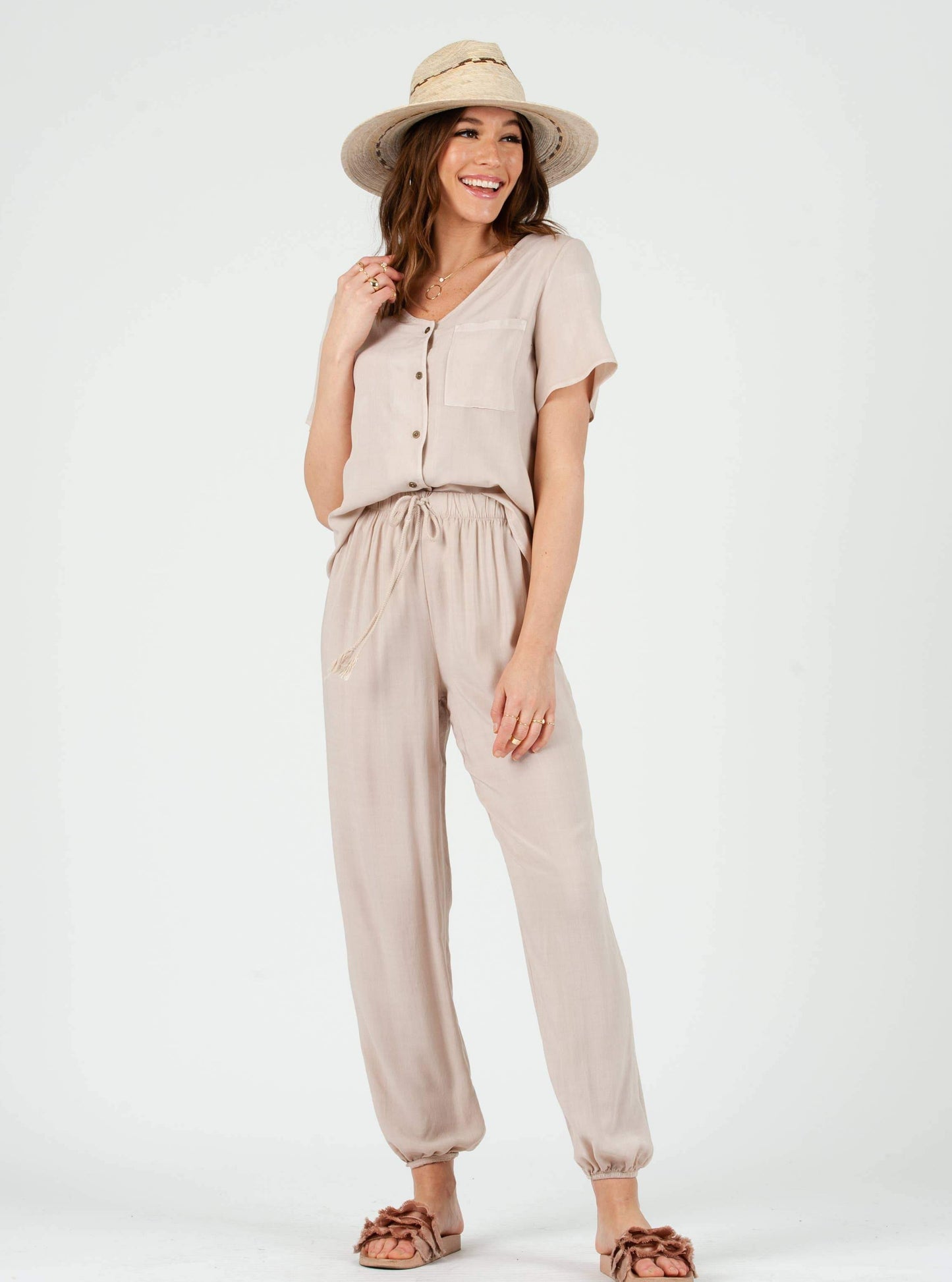 DONNA JOGGER-NATURAL