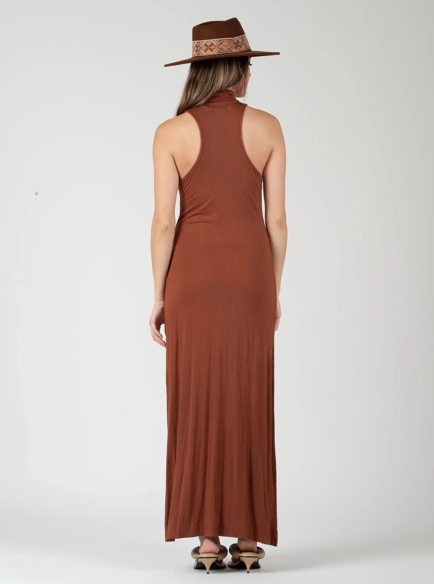 BAJA KNIT DRESS-DESERT CLAY