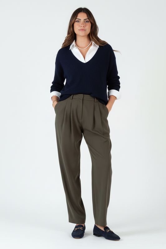 FELICITY TROUSERS-OLIVE